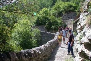 ruta en los pirineos